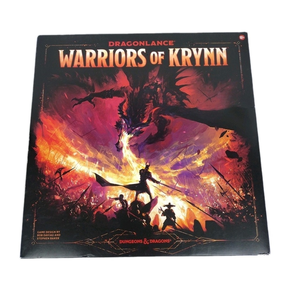 Wizards of the Coast D&D Dragonlance Warriors of Krynn Board Game 3-5 Players